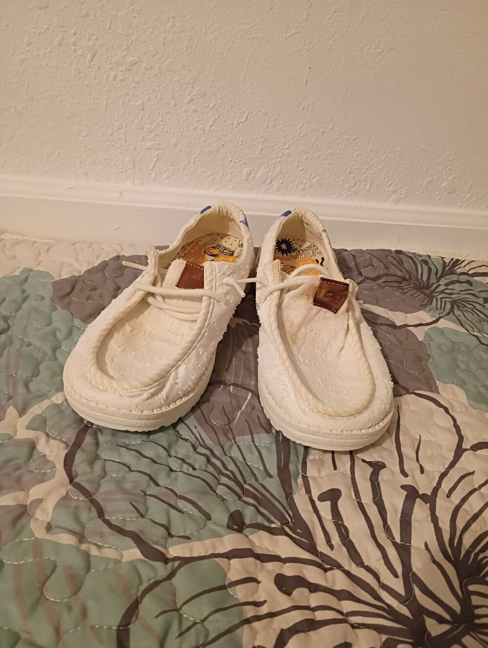 Hey Dude Wendy Lee slip-on shoes featuring a lightweight design.